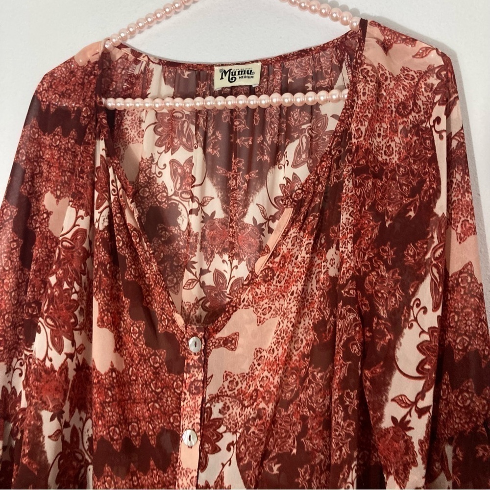 Show Me Your Mumu sheer Sienna Swing dress size M - Picture 5 of 16